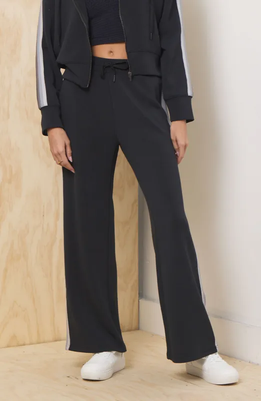 Striped Cloud Fleece Wide Leg Pant sold by Vintage Havana