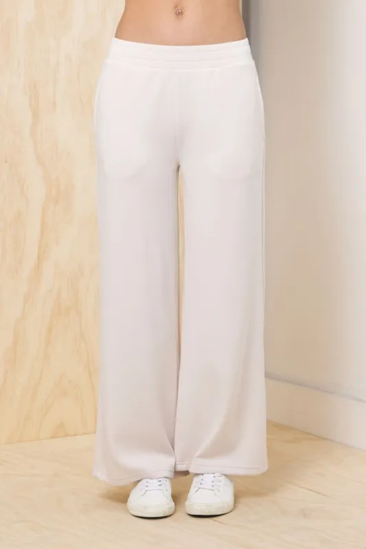 Cloud Fleece Flare Pant - Pearl sold by Vintage Havana