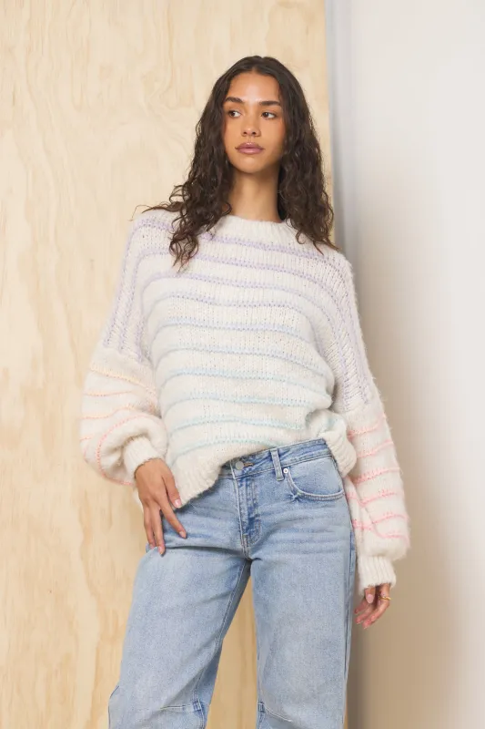 Ombre Striped Sweater sold by Vintage Havana