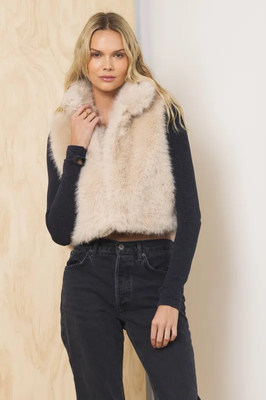 Cozy Fur Vest sold by Vintage Havana
