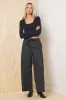 Faux Leather Wide Leg Pant sold by Vintage Havana