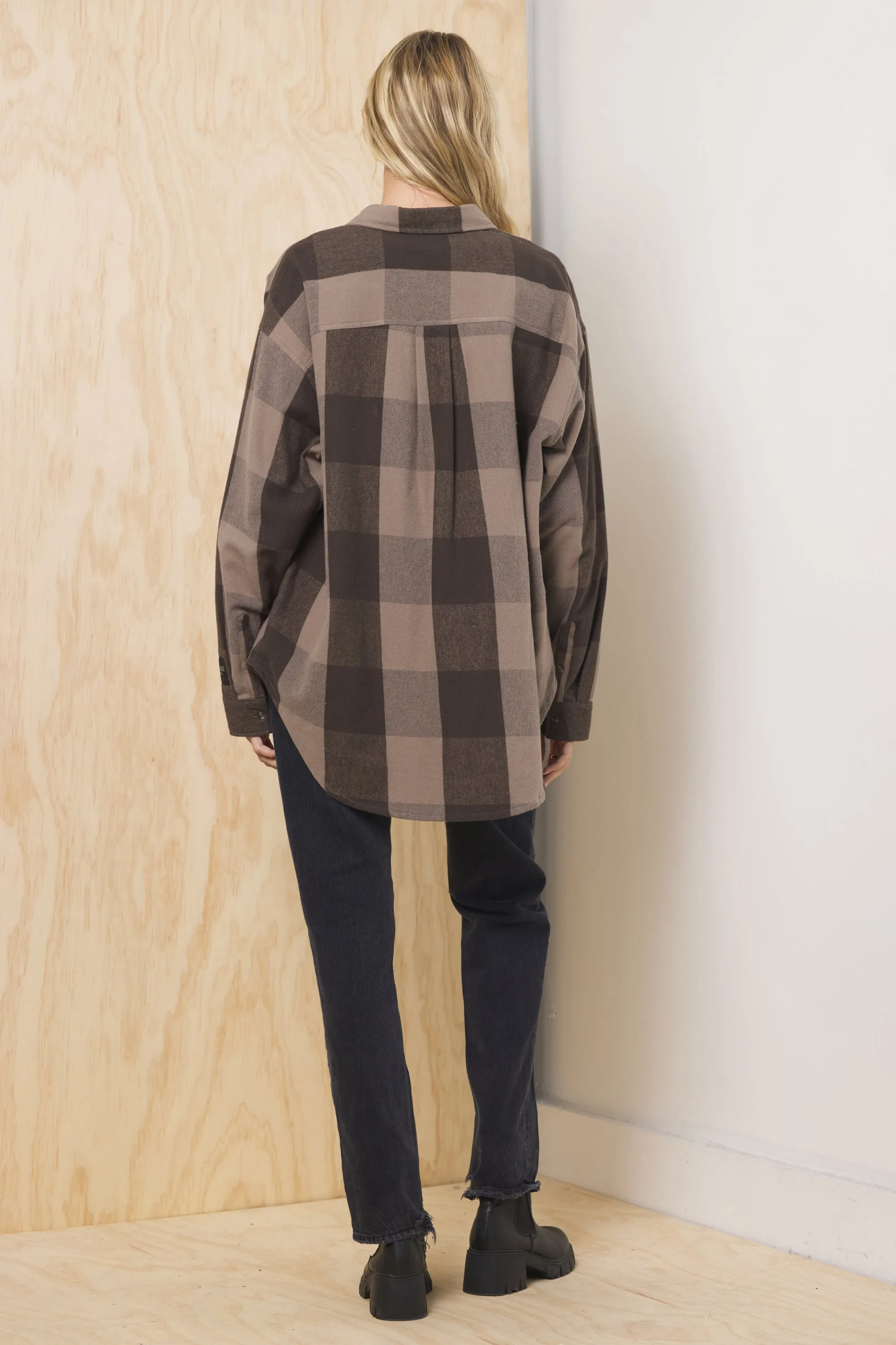 Oversized Flannel Button Down sold by Vintage Havana product image thumbnail 4