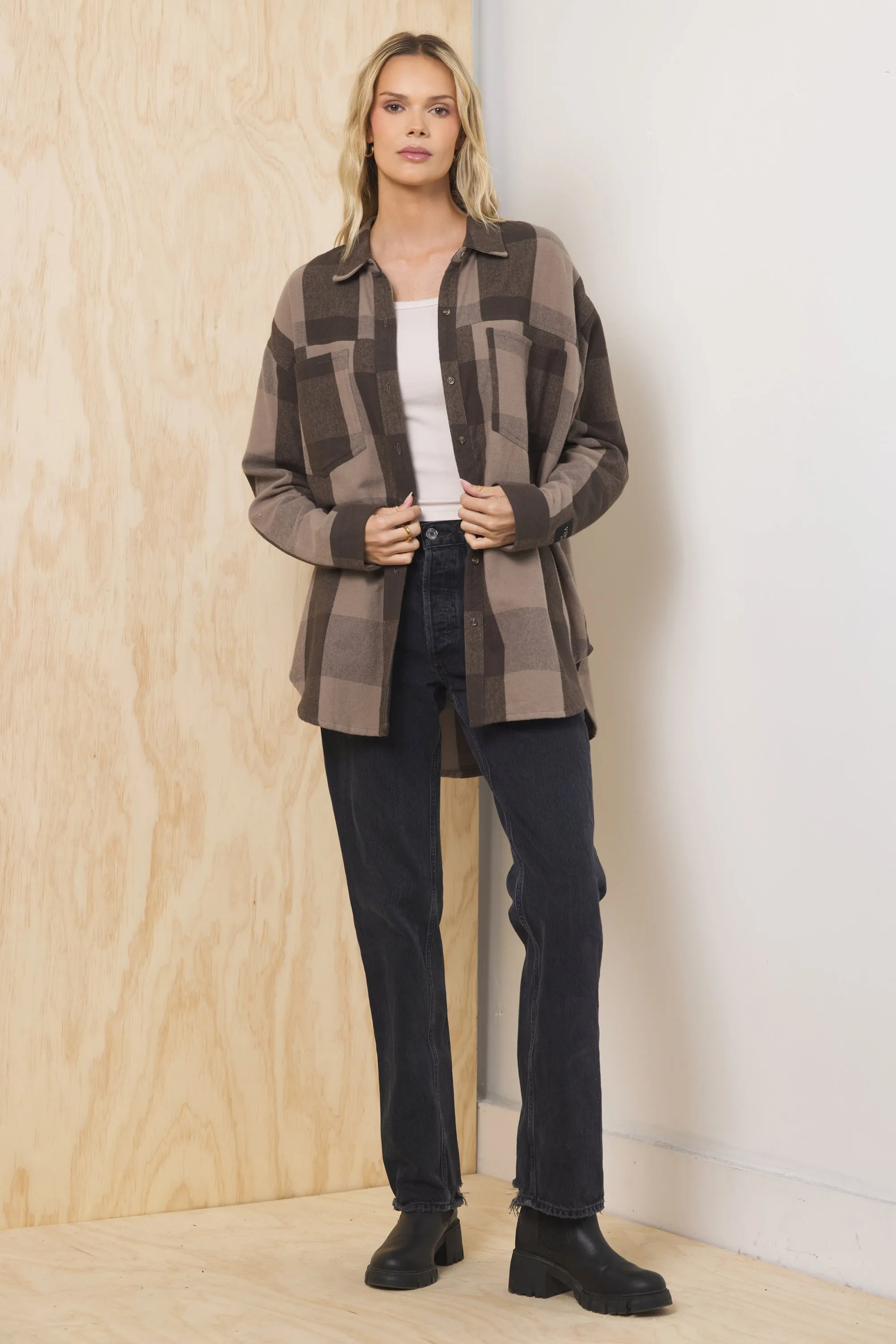 Oversized Flannel Button Down sold by Vintage Havana product image thumbnail 2