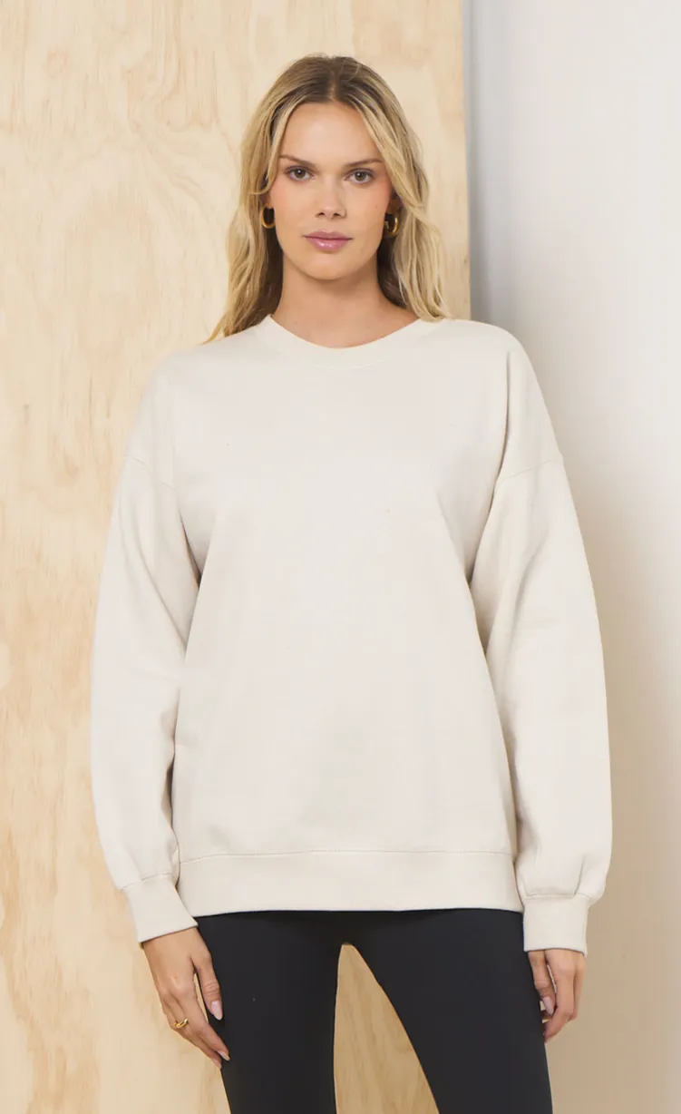 Bone Proweave Crewneck sold by Vintage Havana