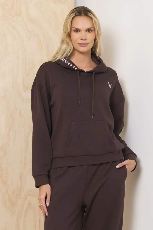 Espresso Teddy Fleece 2-Piece Set sold by Vintage Havana product image thumbnail 3