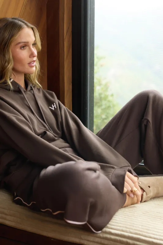 Espresso Teddy Fleece 2-Piece Set sold by Vintage Havana