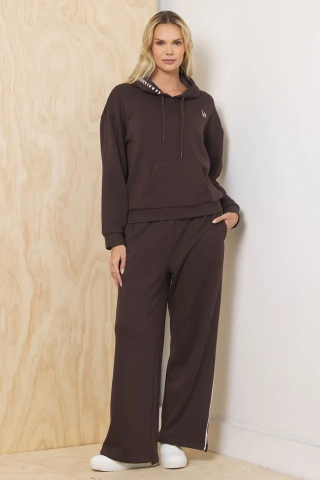 Espresso Teddy Fleece 2-Piece Set sold by Vintage Havana product image thumbnail 2