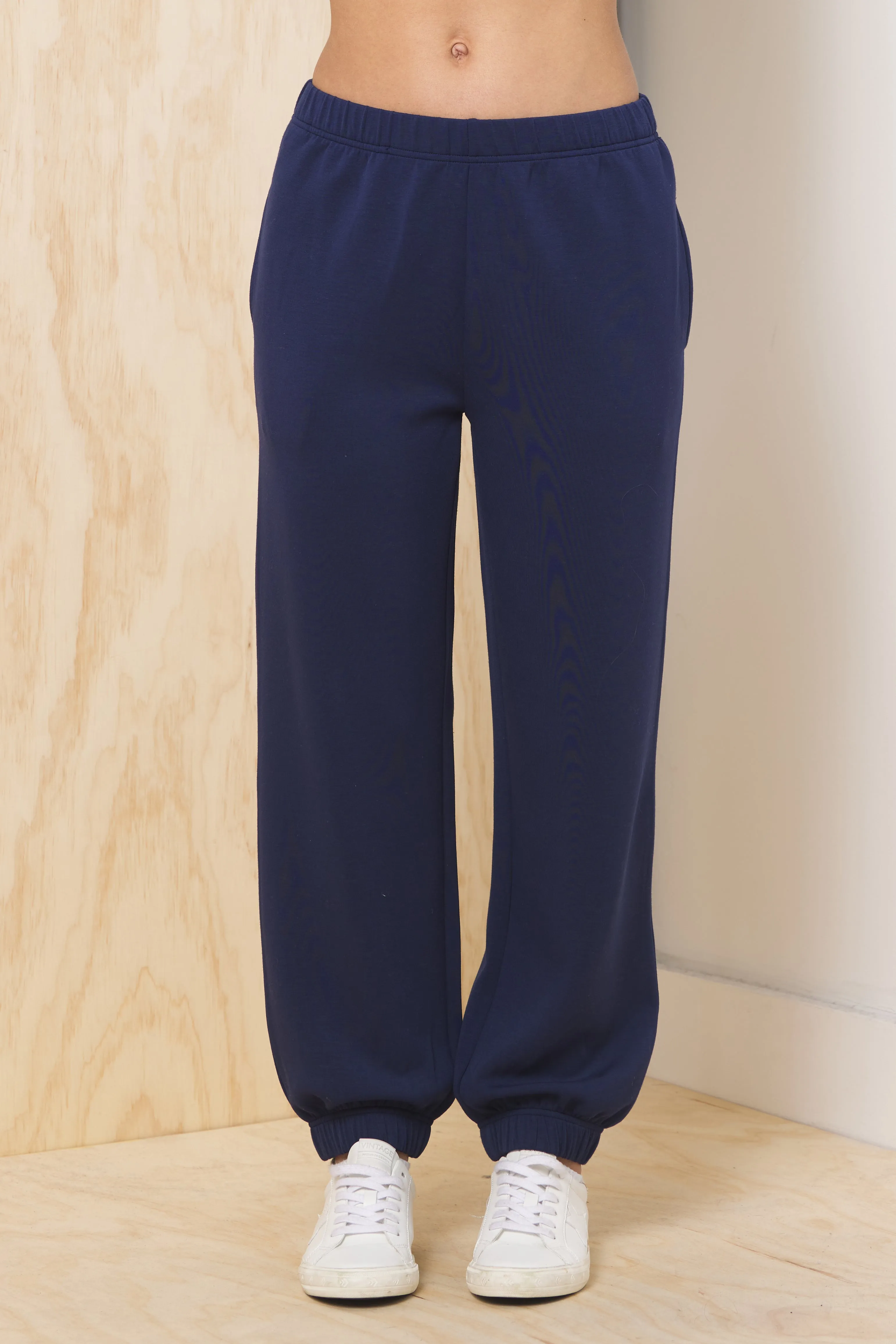 Navy Cloud Fleece 2-Piece Set sold by Vintage Havana product image thumbnail 3