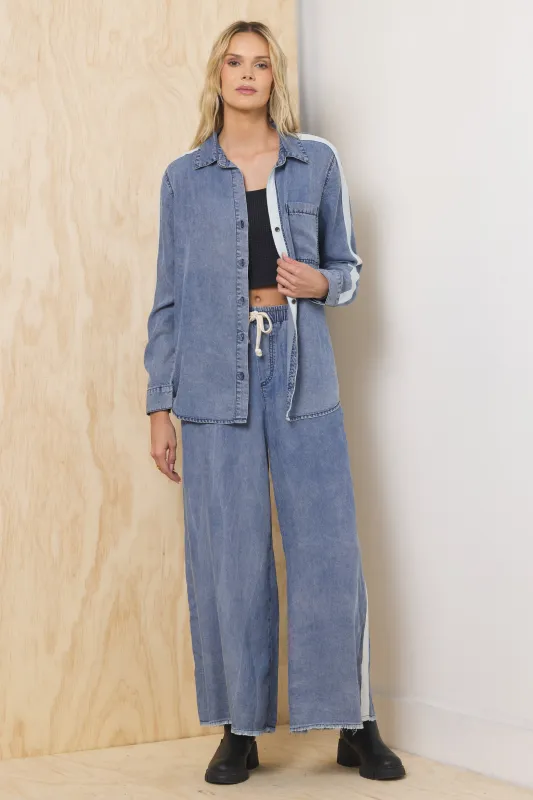 Washed Denim Tencel 2-Piece Set sold by Vintage Havana
