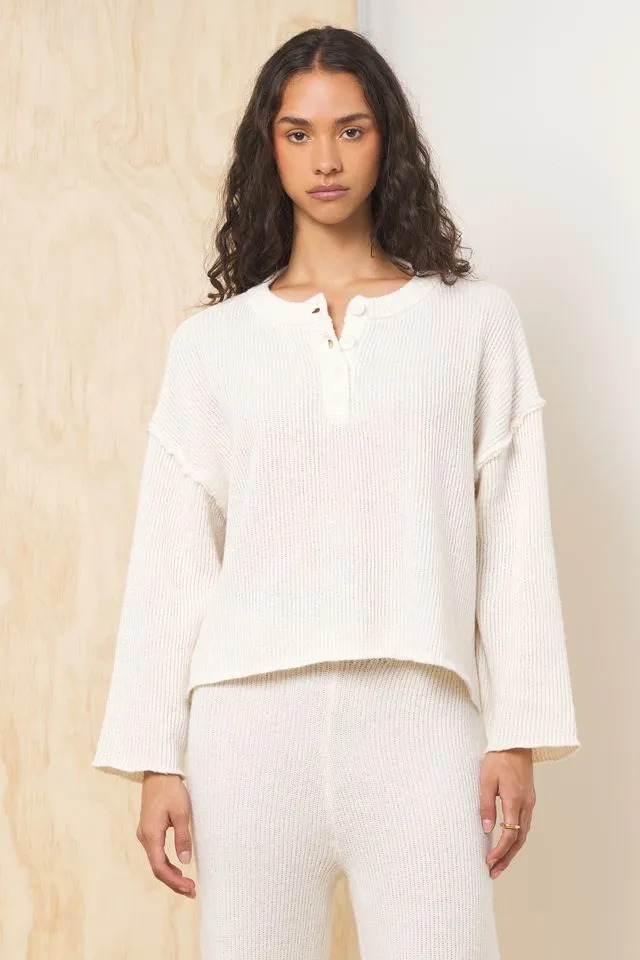 Ivory Sweater Terry 2-Piece Set sold by Vintage Havana product image thumbnail 2