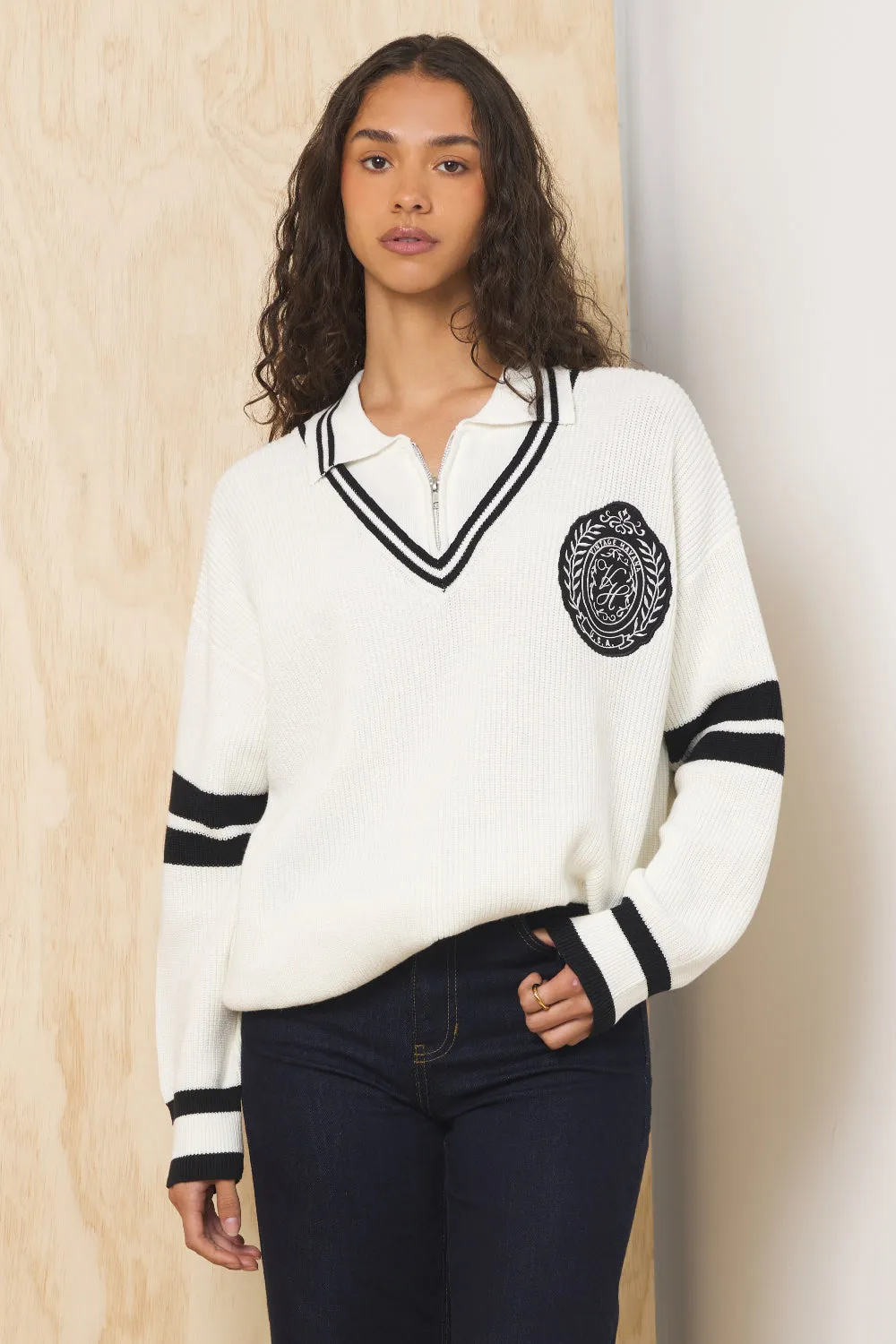 Polo Quarter Zip Sweater sold by Vintage Havana