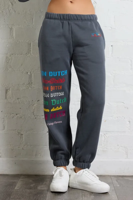 Von Dutch Jogger with Multi Print sold by Vintage Havana