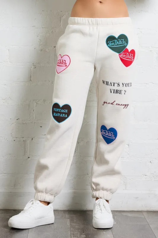 Von Dutch Heart Patches Jogger sold by Vintage Havana
