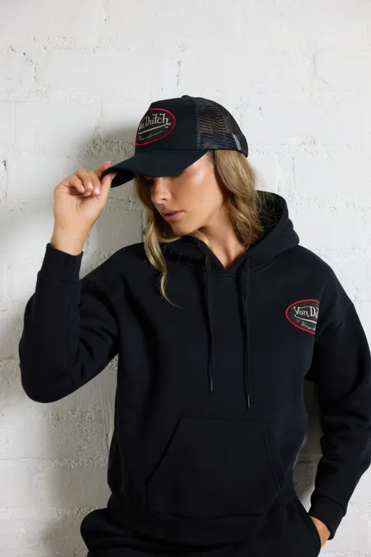 Von Dutch Trucker Hat - Black made by Vintage Havana