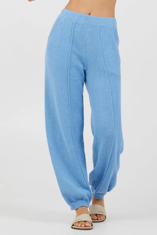 Hightide Blue Relaxed Rib Knit Pants sold by Vintage Havana