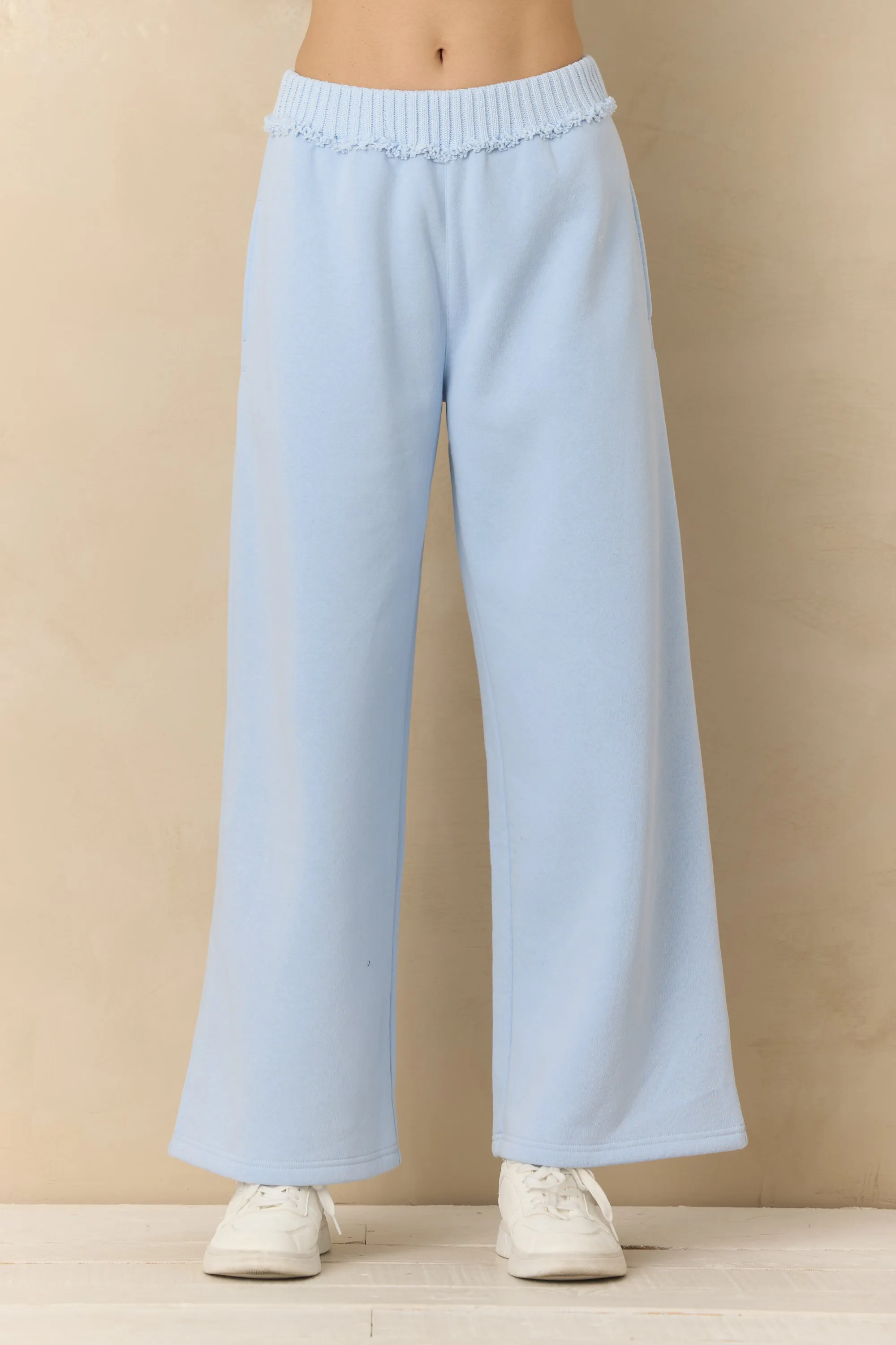 Vintage Fleece Wide Leg Pants with Rib sold by Vintage Havana product image thumbnail 5