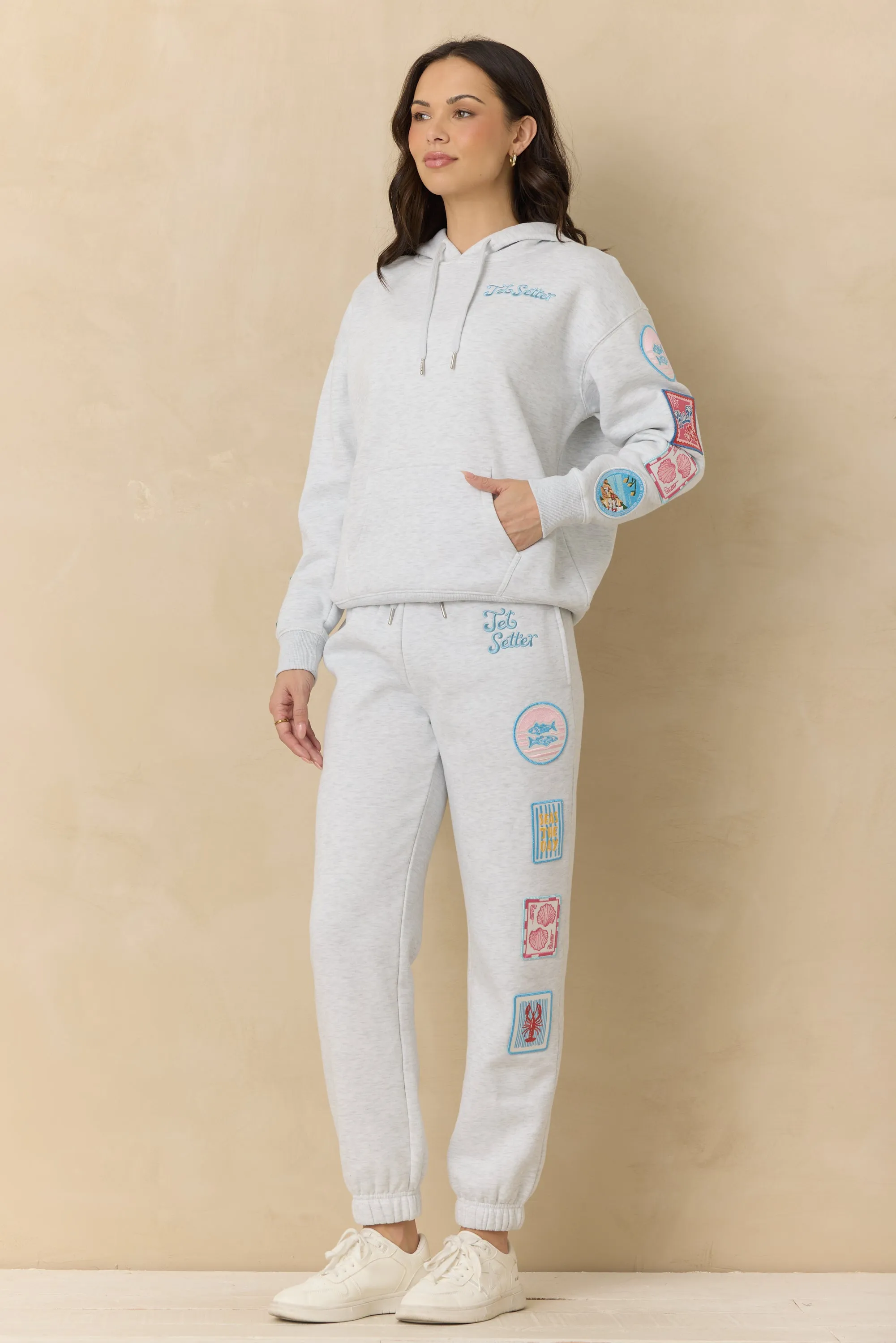 Ultra Fleece Joggers with Patches & Embroidery sold by Vintage Havana