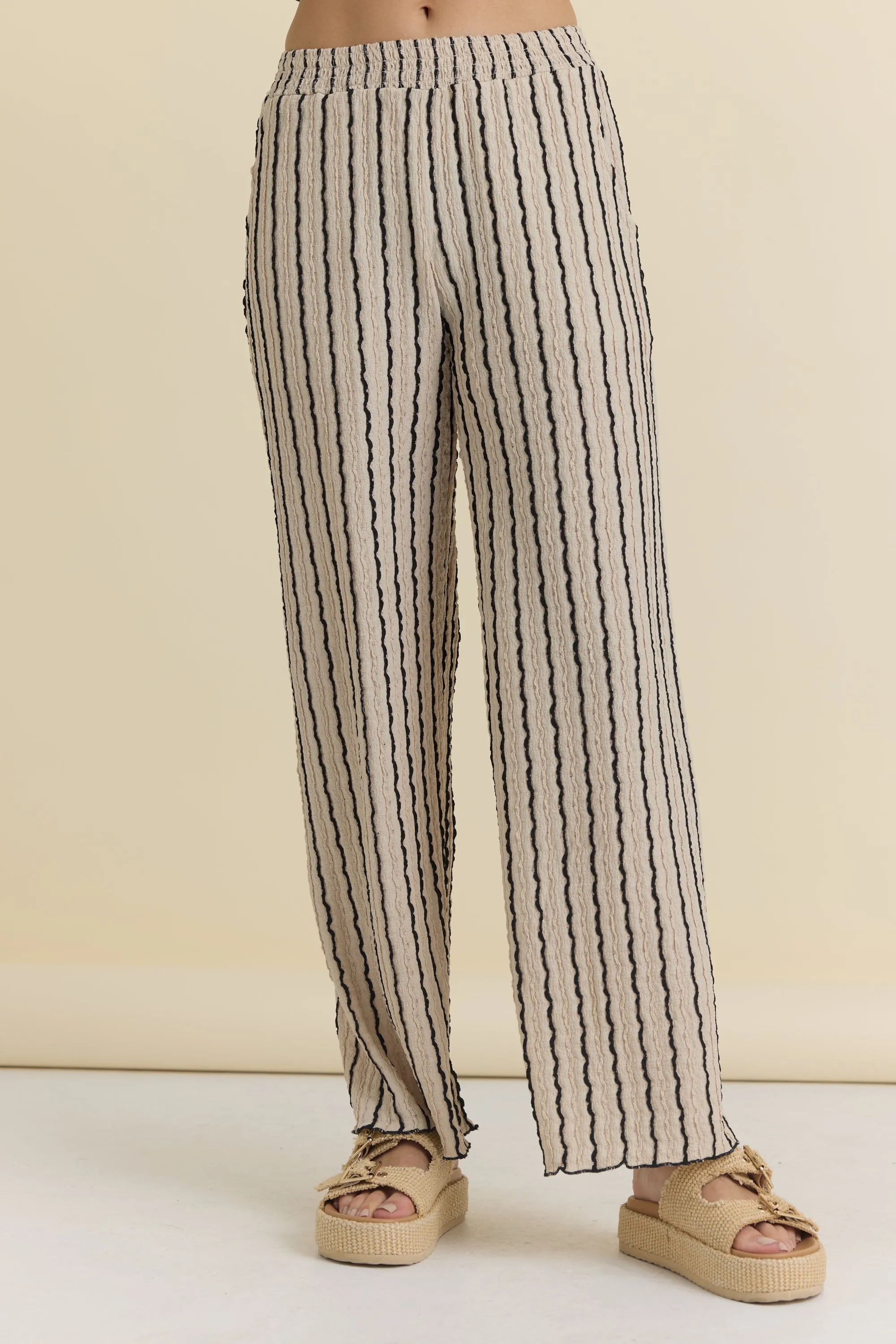 Novelty Knit Wide Leg Pants sold by Vintage Havana