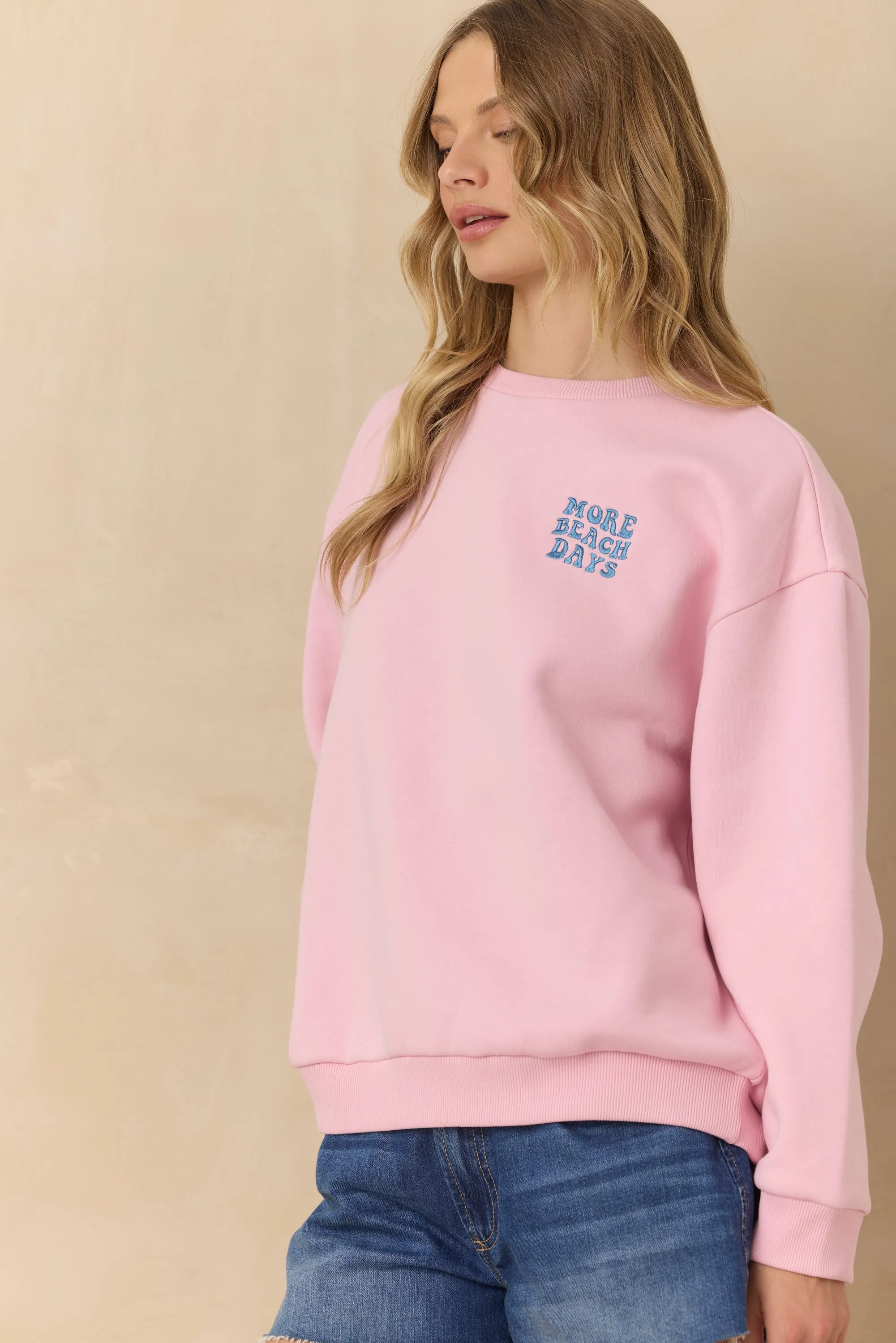 Comfort Fleece Crew with Embroidery sold by Vintage Havana product image thumbnail 4