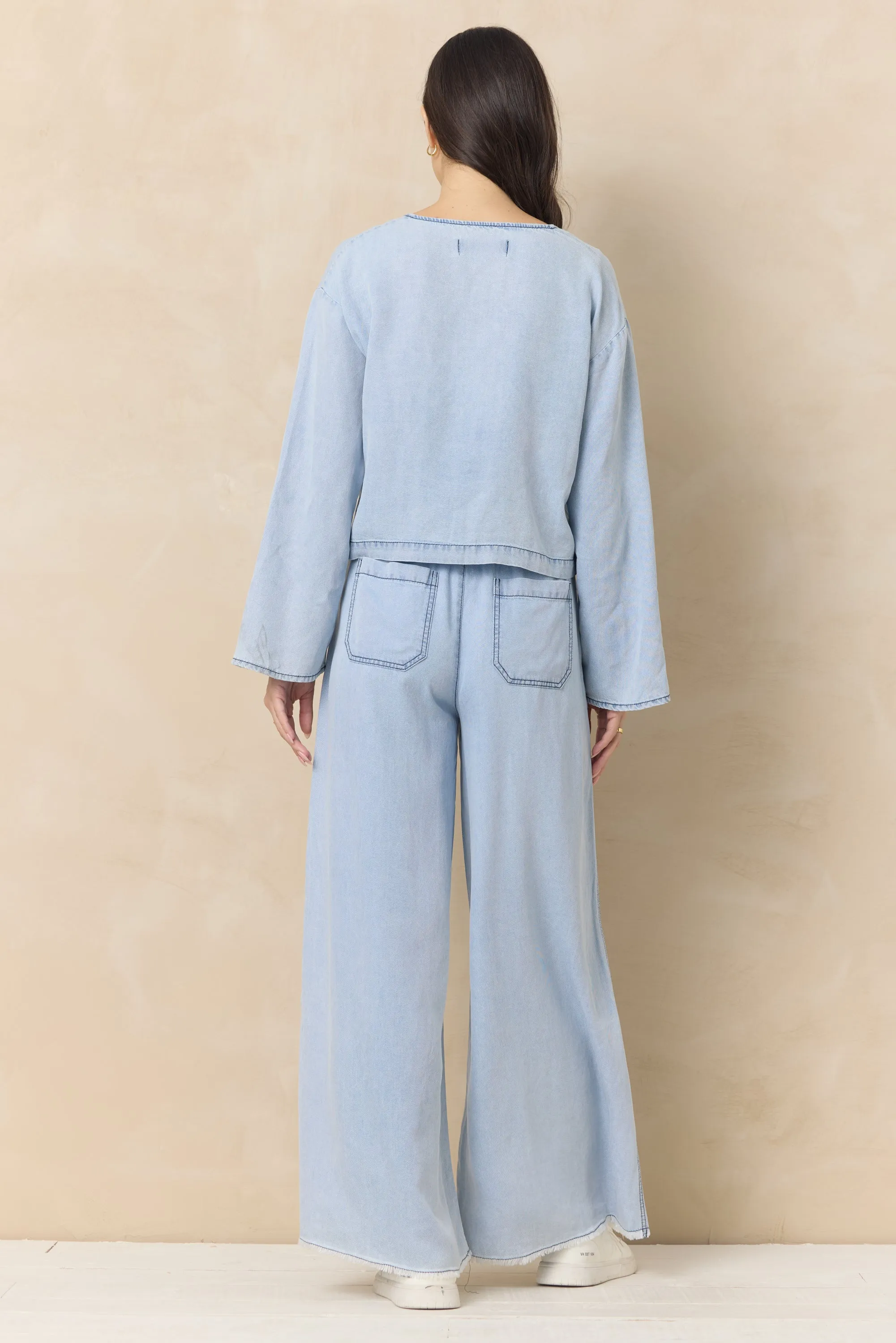Tencel Wide Leg Pant sold by Vintage Havana product image thumbnail 3
