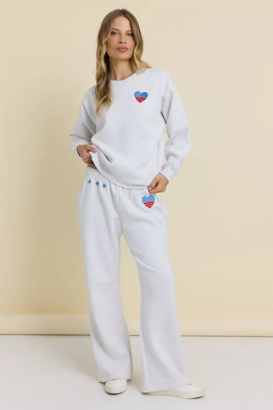 USA Embroidered Crew made by Vintage Havana