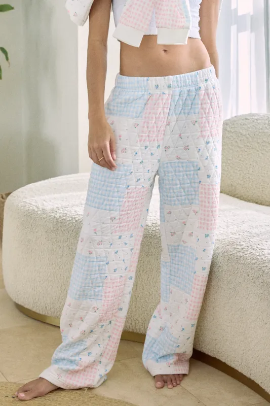Printed Quilt Wide Leg Pant made by Vintage Havana