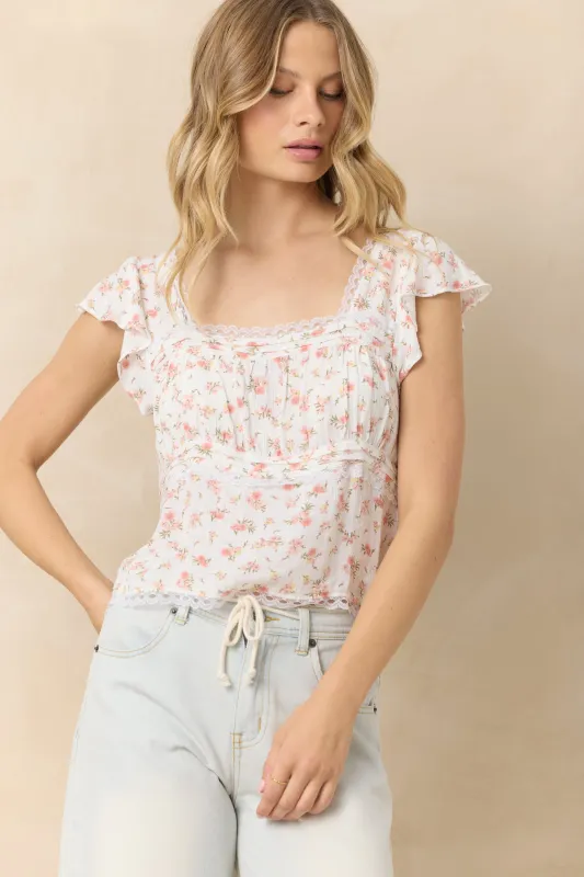 Printed Woven Top made by Vintage Havana
