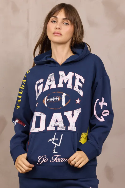All Over Printed Comfort Fleece Hoodie made by Vintage Havana