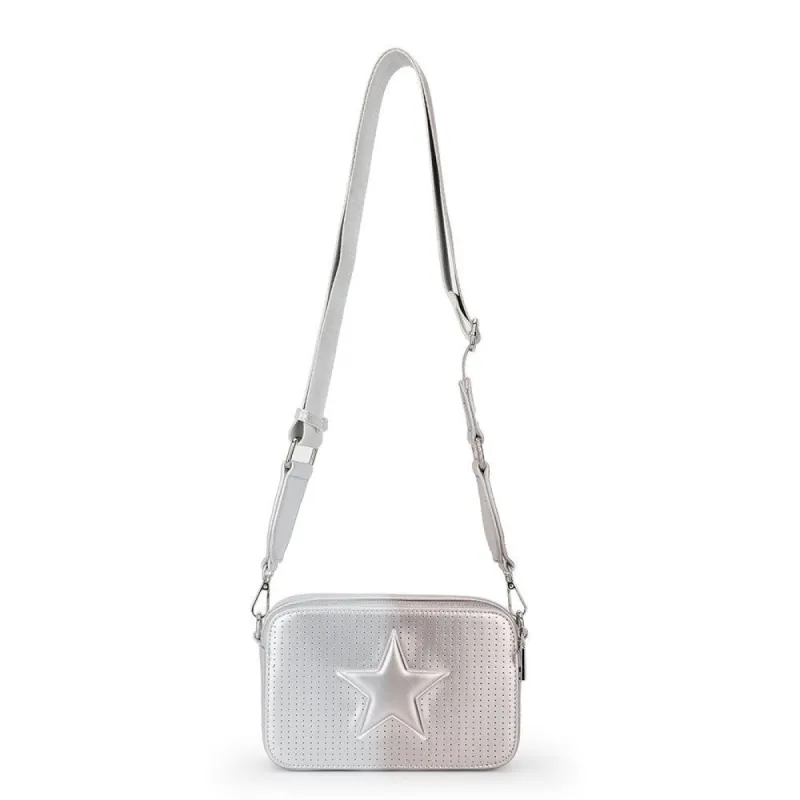 DYNAMIC BAG - DARK PINK CHARCOAL/ SILVER sold by Vintage Havana