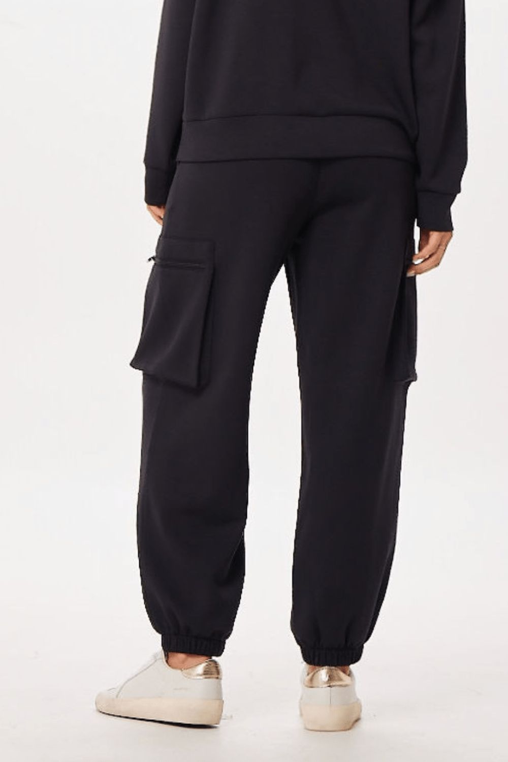Black Cloud Fleece Jogger w/ Side Pockets sold by Vintage Havana product image thumbnail 2