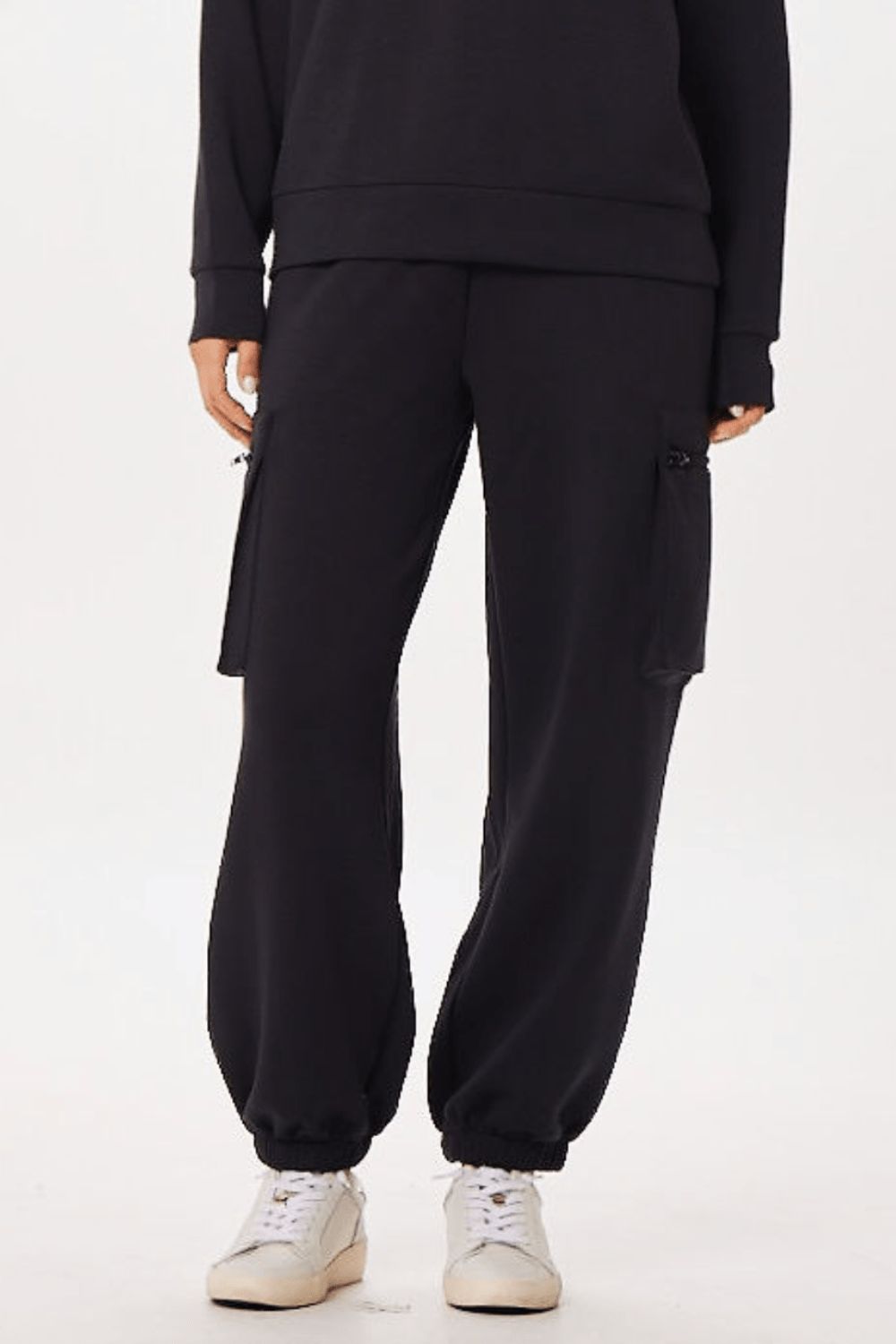 Black Cloud Fleece Jogger w/ Side Pockets sold by Vintage Havana