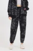 Black Bandana Printed Fleece Jogger sold by Vintage Havana