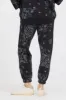 Black Bandana Printed Fleece Jogger sold by Vintage Havana