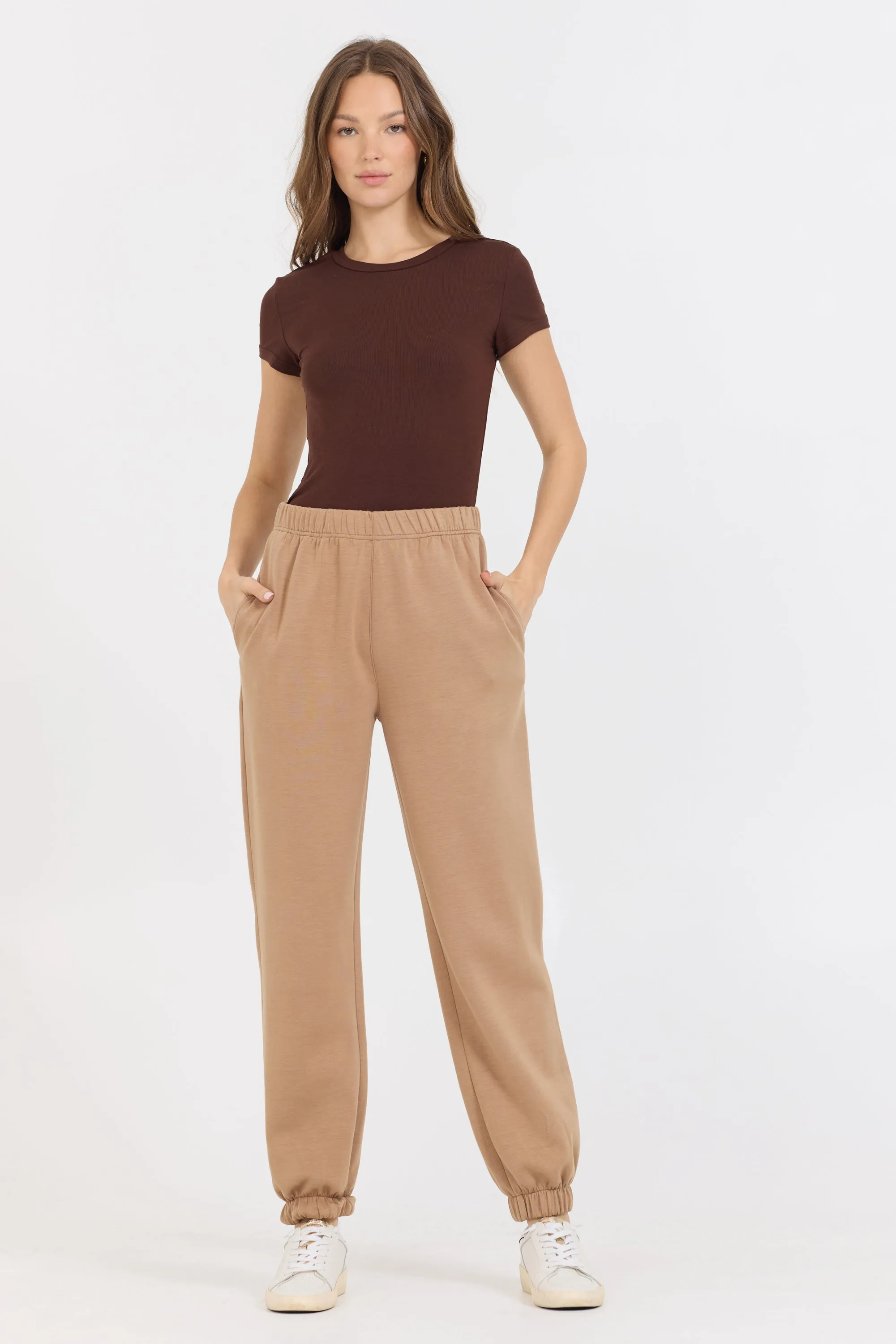 Caramel Cloud Fleece Jogger sold by Vintage Havana product image thumbnail 3