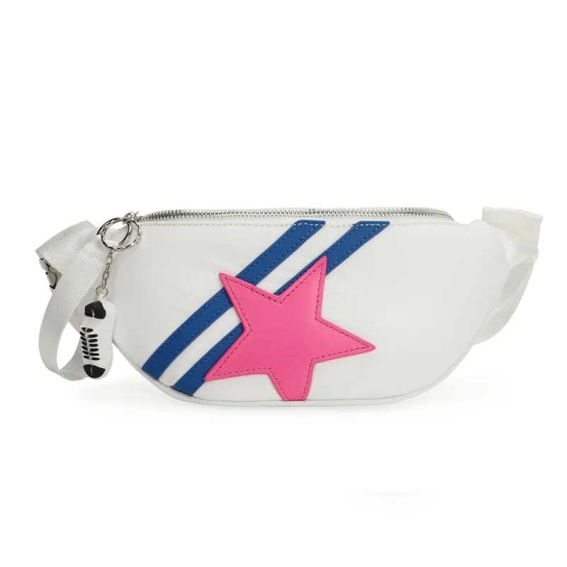 SARAH 6 BAG - WHITE/BLUE/PINK sold by Vintage Havana