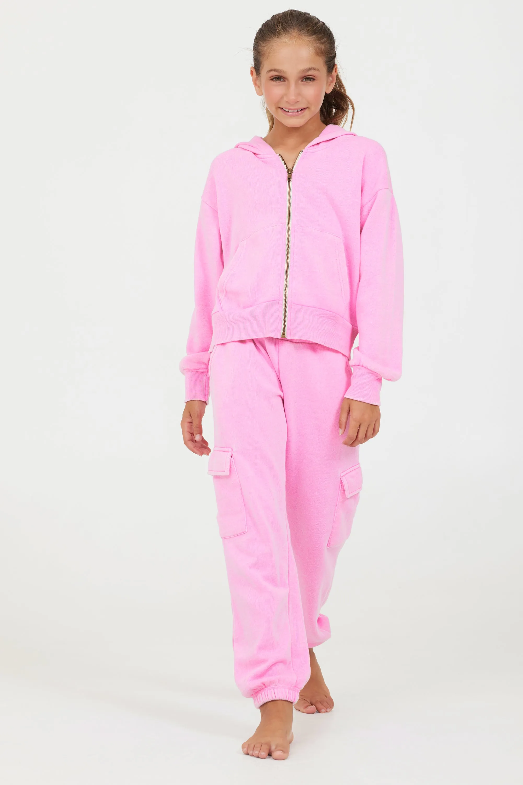 Pink Cargo Burnout Jogger sold by Vintage Havana product image thumbnail 3