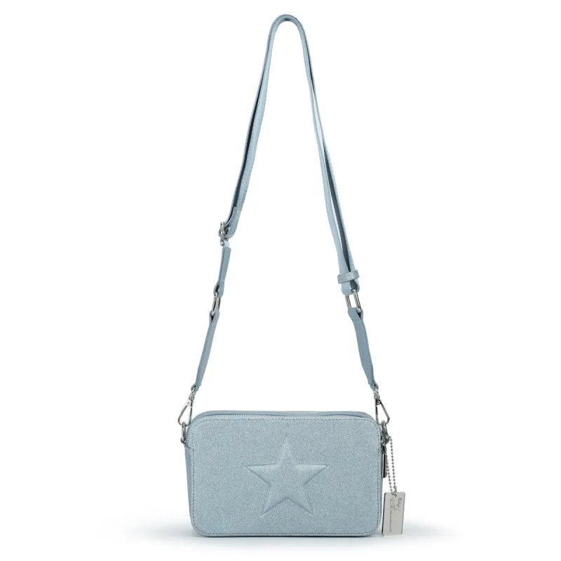 HENNA BAG - BLUE METALLIC sold by Vintage Havana