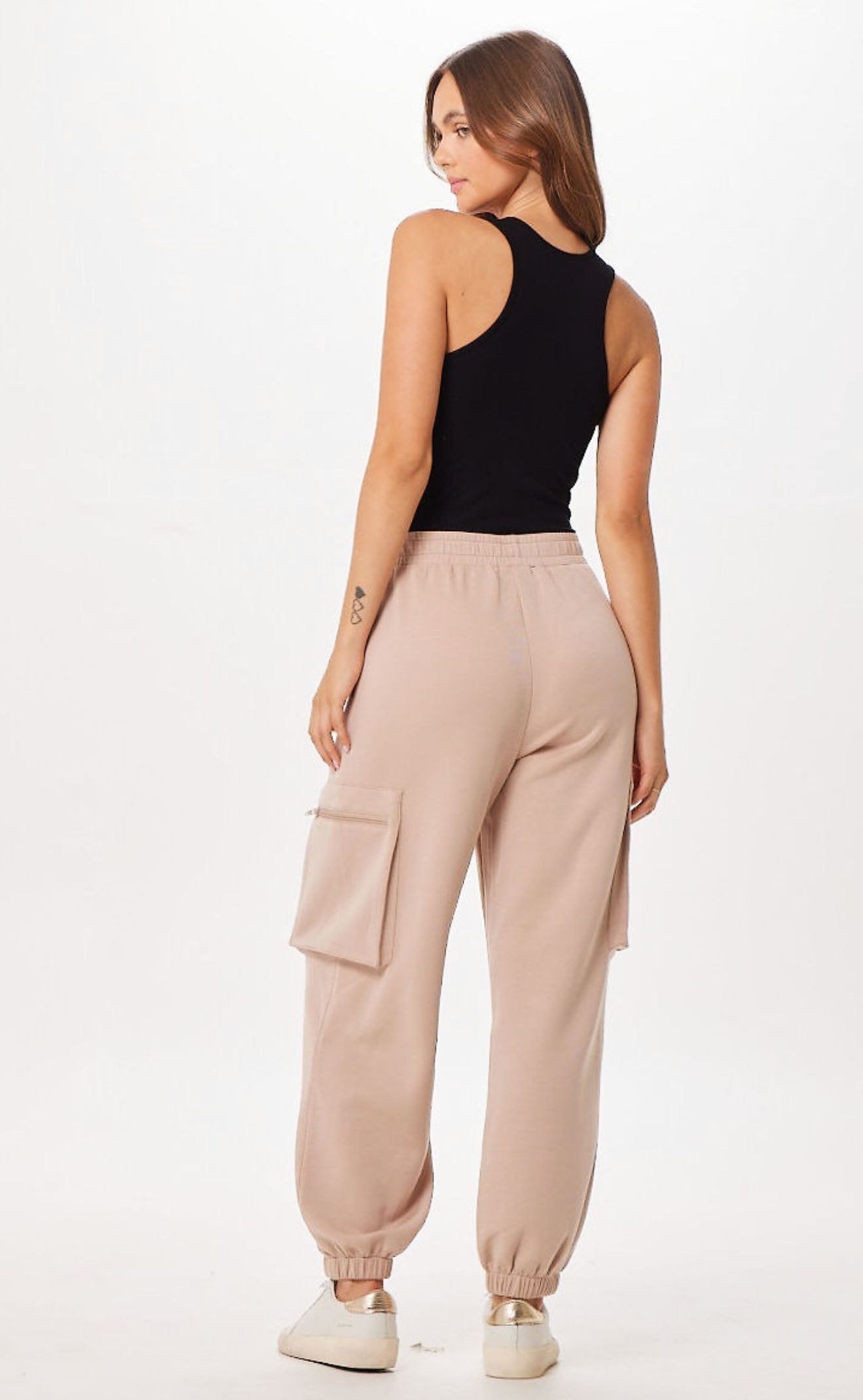Nude Cloud Fleece Jogger w/ Side Pockets sold by Vintage Havana product image thumbnail 4