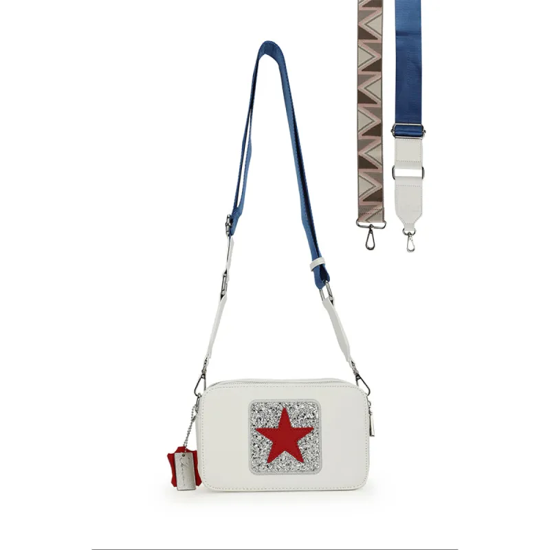 LEGEND 6 BAG - WHITE RED sold by Vintage Havana