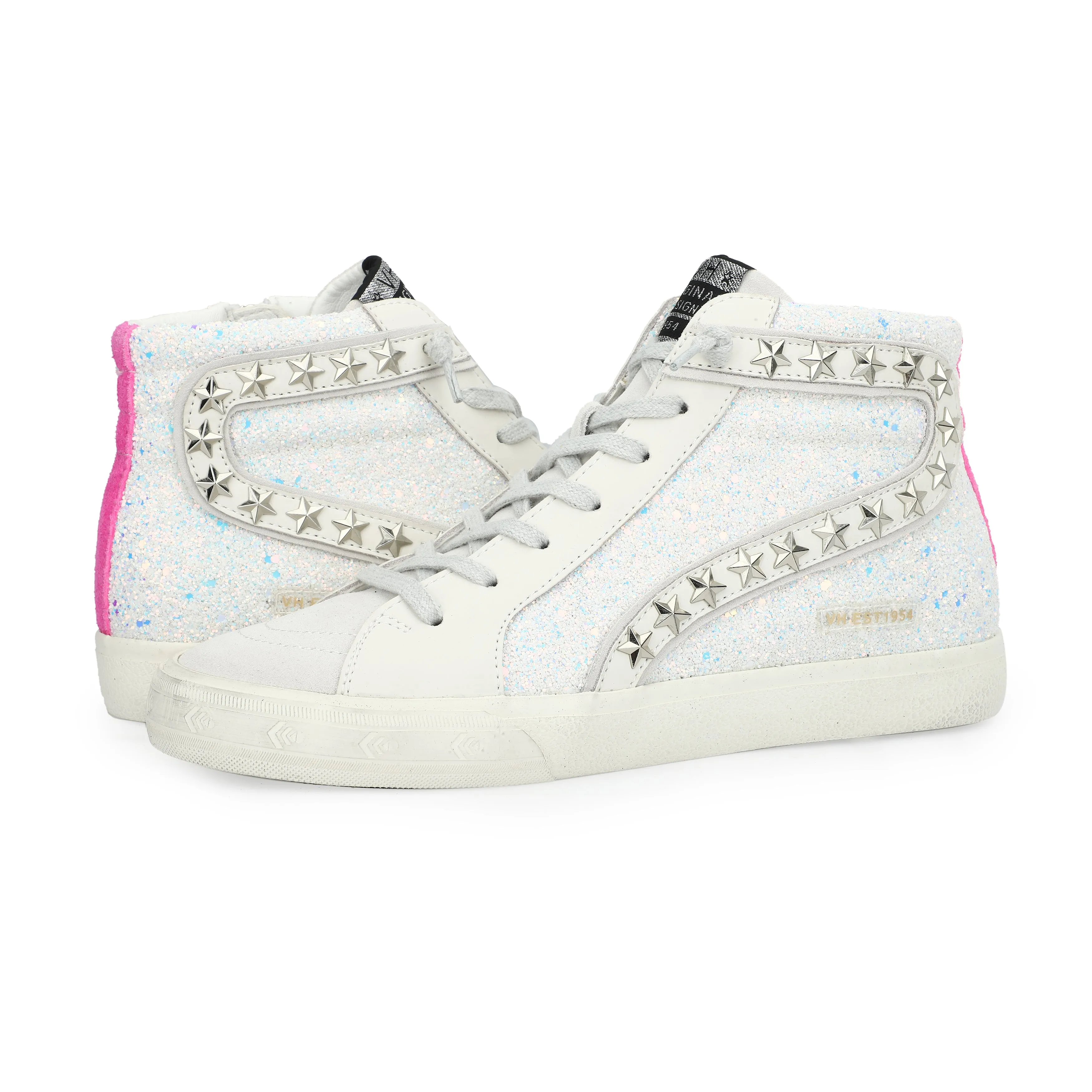 GADOL HIGH 18 - WHITE/GLITTER/NEON PINK POP sold by Vintage Havana product image thumbnail 3