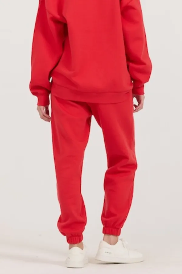 Red/ Black/ Light Grey Garment Dye Jogger W/ Screen Print sold by Vintage Havana product image thumbnail 2