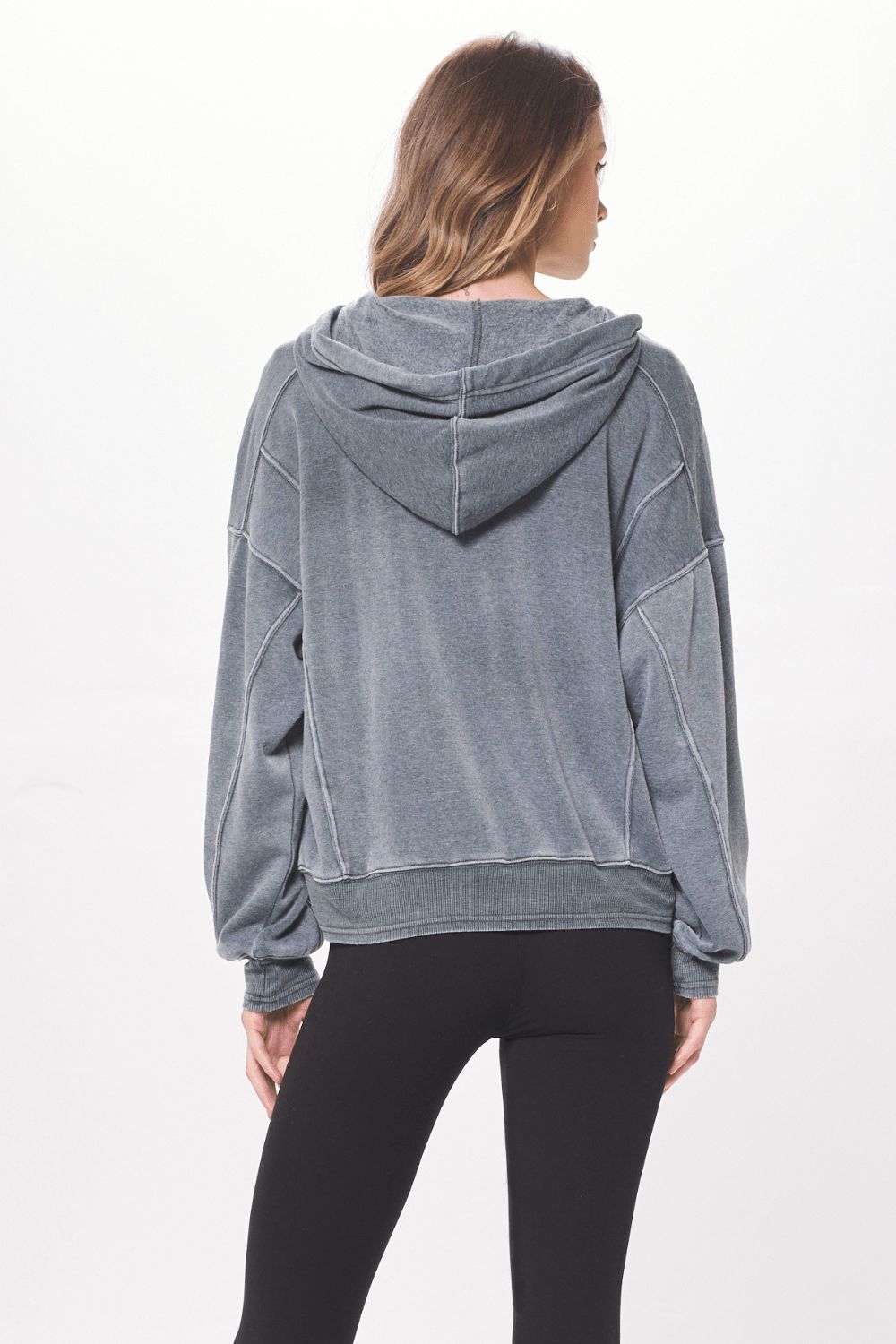 Hunter Green Cashmere Fleece Hoodie sold by Vintage Havana product image thumbnail 2