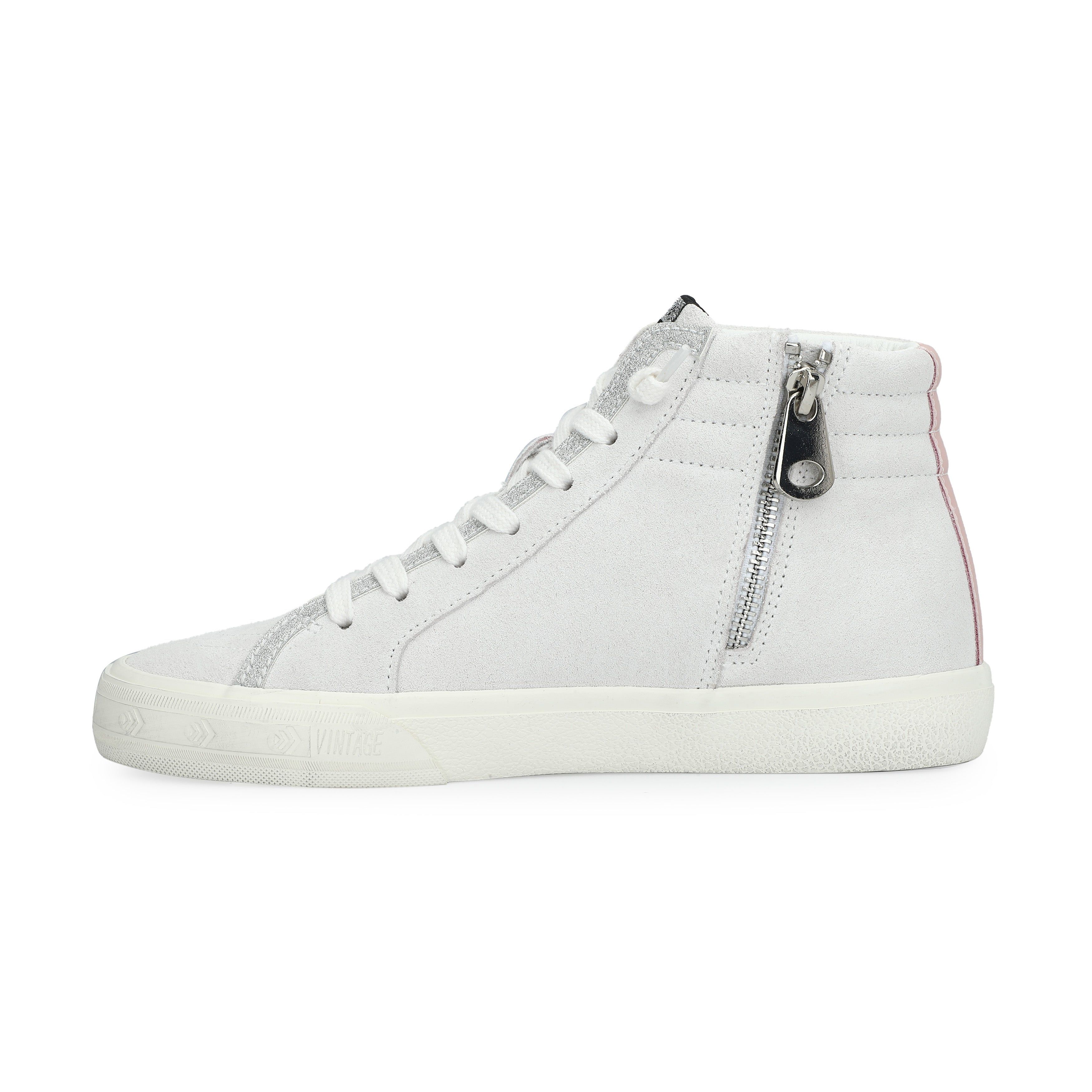 GADOL HIGH 16 - GREY SUEDE/BABY PINK POP sold by Vintage Havana product image thumbnail 4