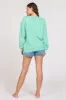 "Summer High" Surf Green Burnout Fleece Crewneck sold by Vintage Havana