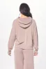 Latte Taupe Plush Knit Pullover Hoodie sold by Vintage Havana