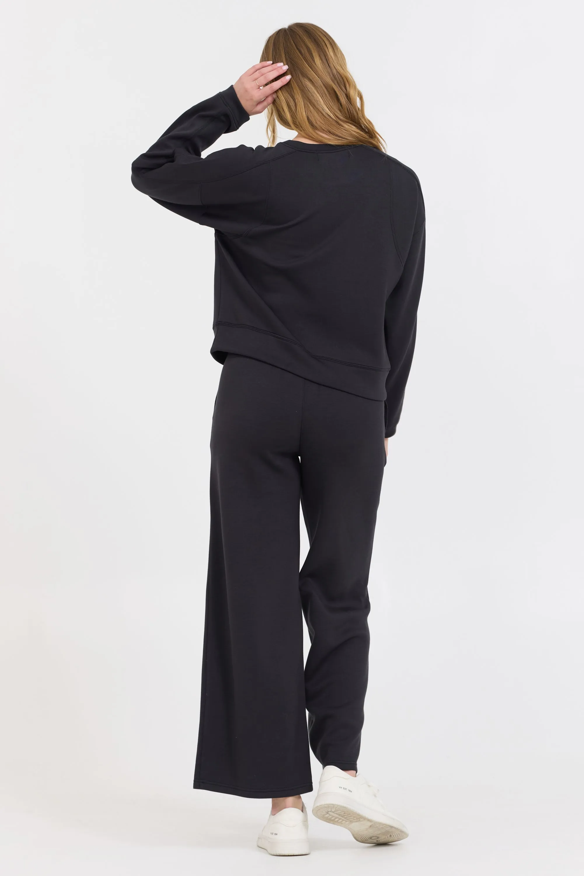 Black Cloud Fleece Crewneck sold by Vintage Havana product image thumbnail 3