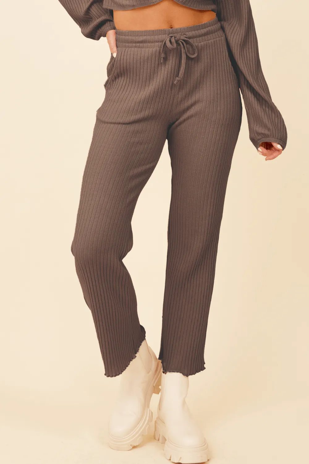 Chestnut Ribbed Pants sold by Vintage Havana