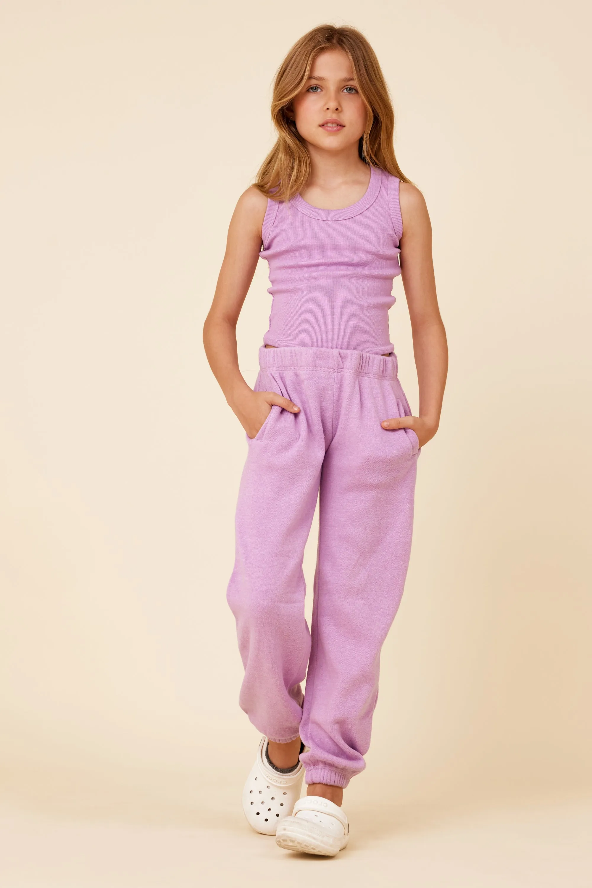 Violet Ribbed Tank sold by Vintage Havana product image thumbnail 3