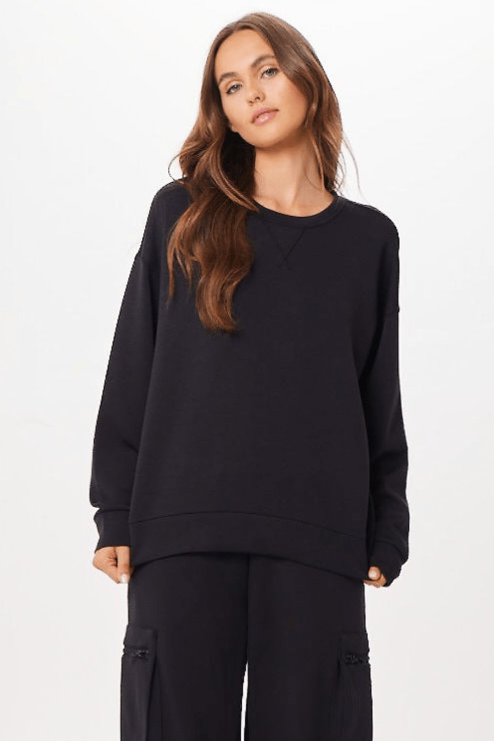 Black Cloud Fleece Crewneck sold by Vintage Havana