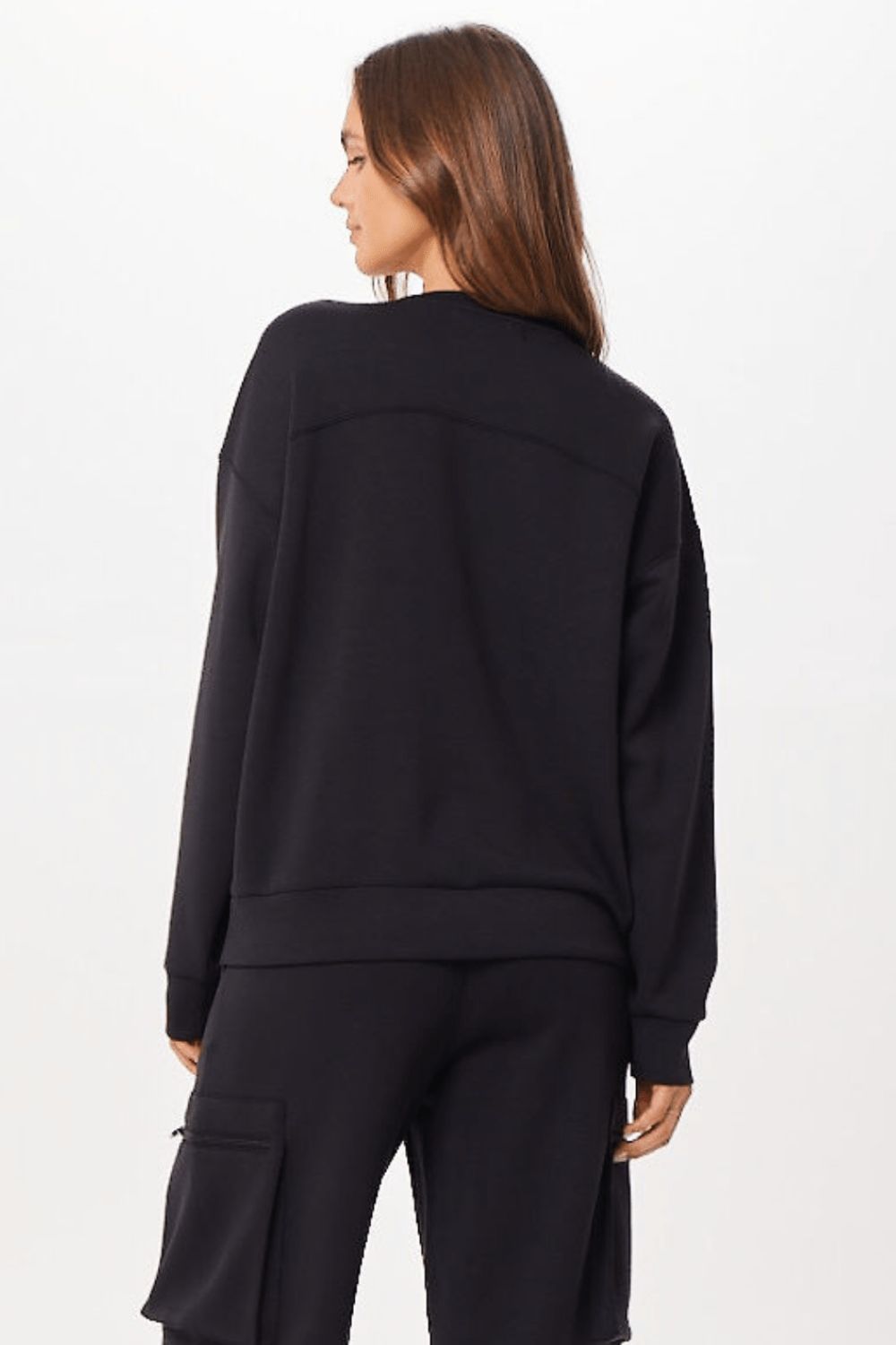 Black Cloud Fleece Crewneck sold by Vintage Havana product image thumbnail 2